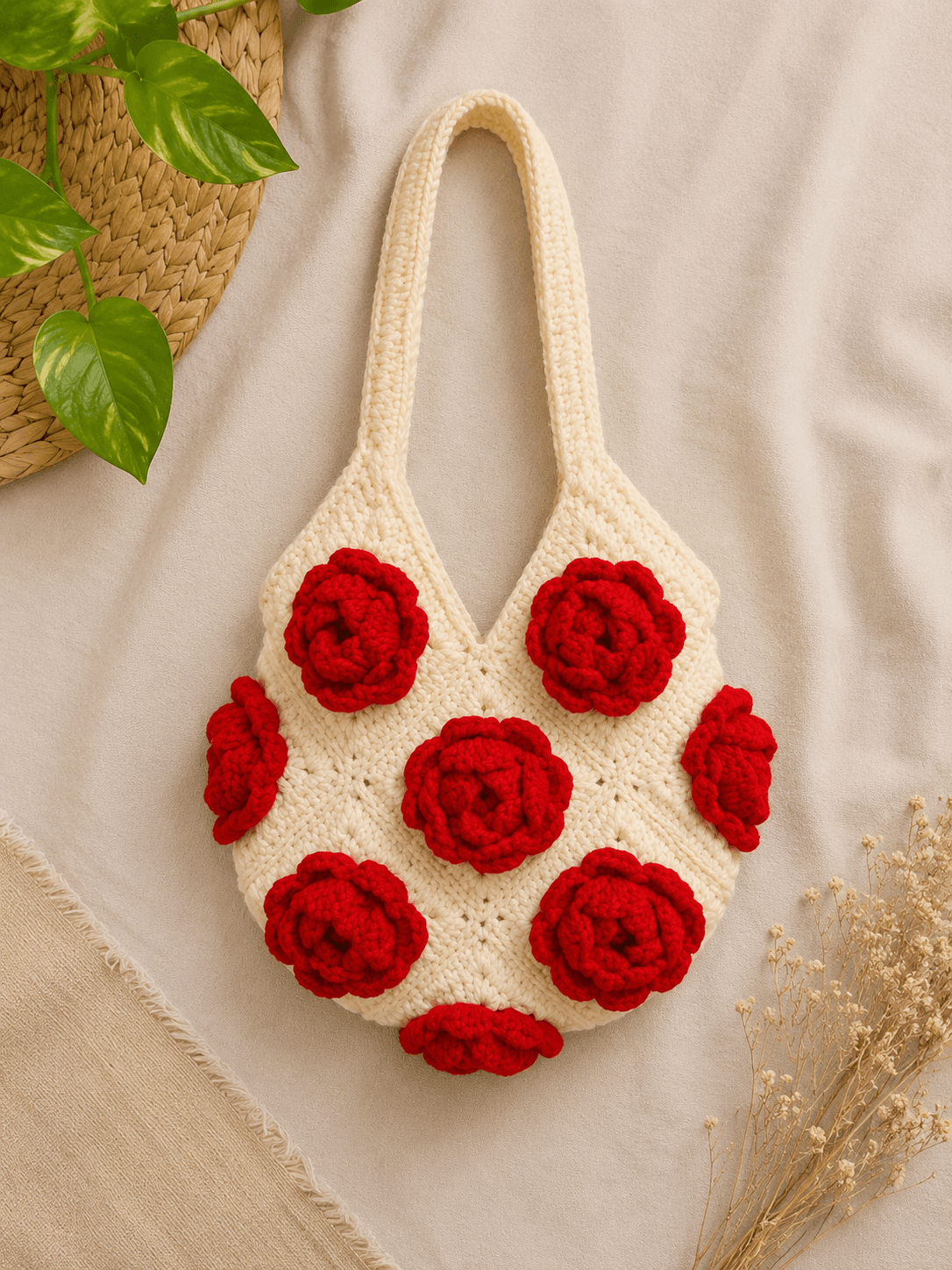 rose tote bag